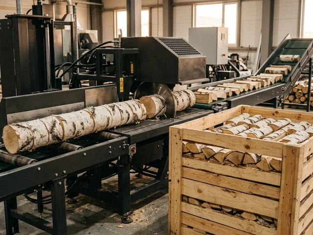 Заготовка и распил берёзовых дров в Селятине